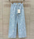 Printed Washed Denim